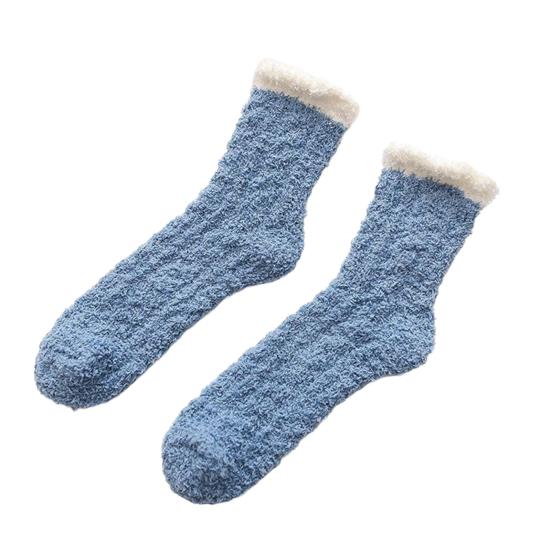 Women's Fuzzy Socks Winter Soft Warm Slipper Socks Cozy Fleece Lined Home Floor Socks Thickened Thermal Sleeping Socks