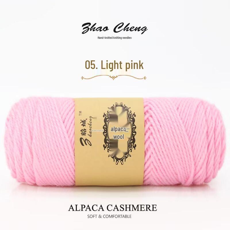 Шарф-подушка из альпаки ручной вязки – Средней толщины, Мягкий, Сделай сам, Крючком