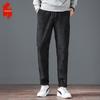 Men's Corduroy Fleece-Lined Drawstring Jogger Pants