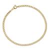 K18 18K Gold Kihei Bracelet 2 Sides Double Width Selectable Size Pull Ring Gold Hollow Chain Size 20cm 2.3mm