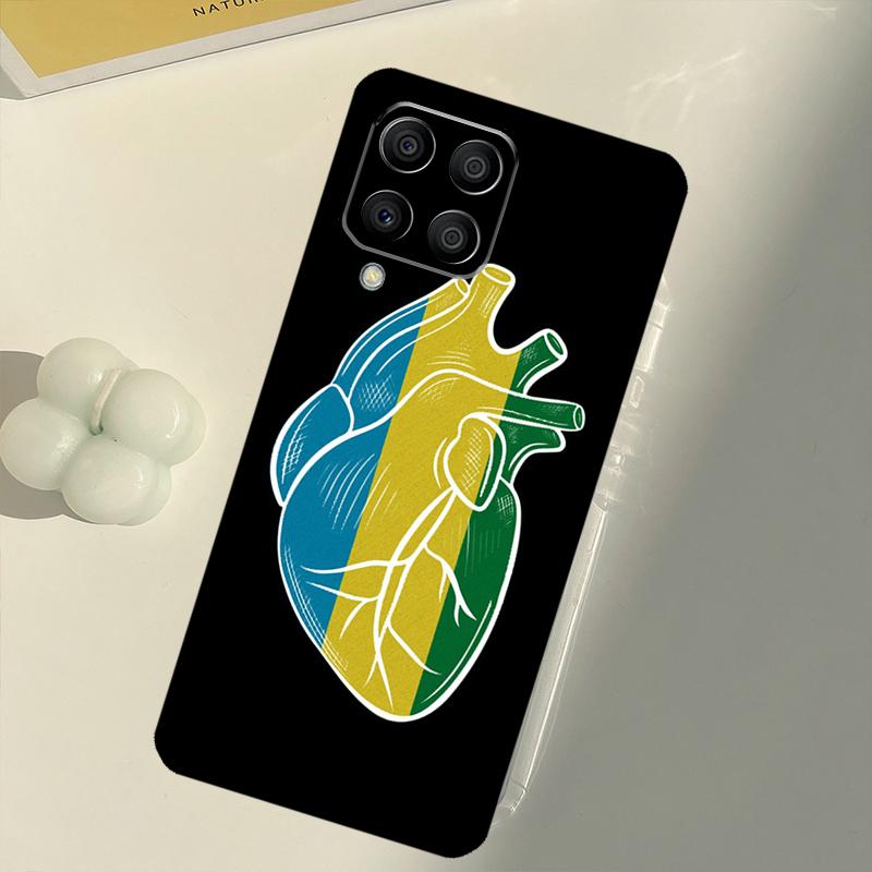 Габон Флаг Габона Для Samsung Galaxy M16 M06 M12 M55 M15 M35 M14 M34 M54 M11 M21 M31 M13 M33 M53 M32 M52 Чехол