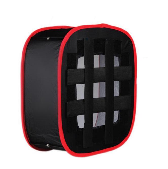 Светодиодный софтбокс с красным/черным сотовым краем для портретной фотографии