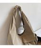 Solid Color Oxford Shoulder Bag - Large Capacity, Hot-Selling Korean Commute Tote for Women