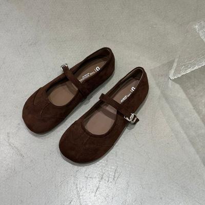 Новые женские балетки из мягкой кожи, элегантные туфли для платья, весенние, совершенно новые, с круглым носком, неглубокие, слипоны, женские повседневные балетки