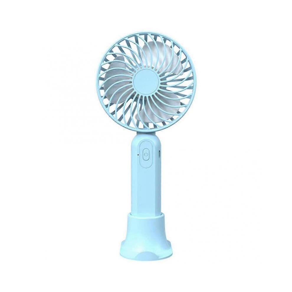 Mini USB Rechargeable Handheld Fan (Blue)