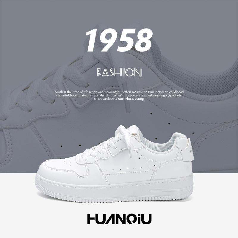 Global Versatile Little White Shoes Men's ZHQ-HY986 Spring Men's Shoes Trend Sports and Leisure Shoes Men's Thick Baseplate Shoes