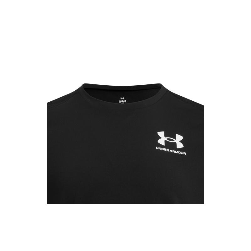 Under Armour HeatGear Облегающая Удобная Стильная Универсальная Футболка с Коротким Рукавом Мужские Топы Черный 6000939-001