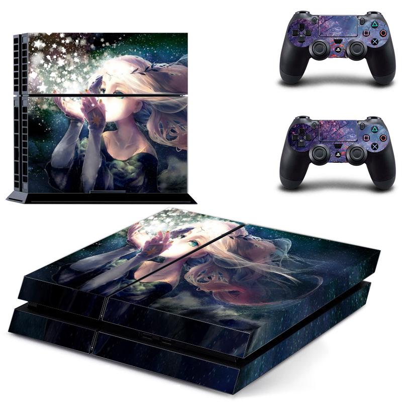 Наклейки для PS4, наклейки для PlayStation 4, наклейки, наклейки, чехол для PlayStation 4, консоли и контроллера PS4, виниловые скины