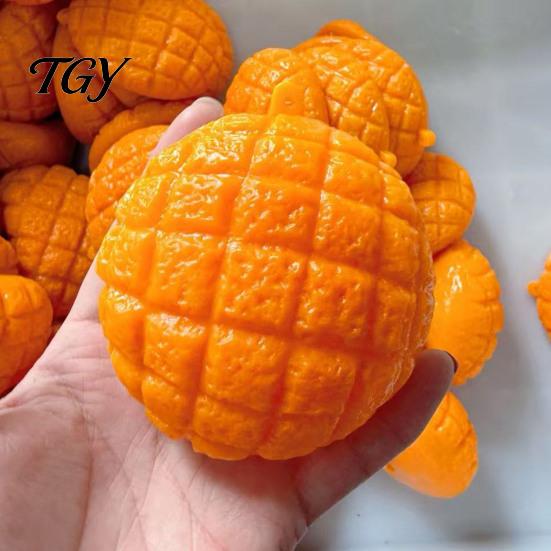 Stress Relief Gadgets Pineapple Bun Crust Squeeze Toy for DIY, Simulated Bread Toy, Fake Food Sensory Fidget Anxiety Reduction