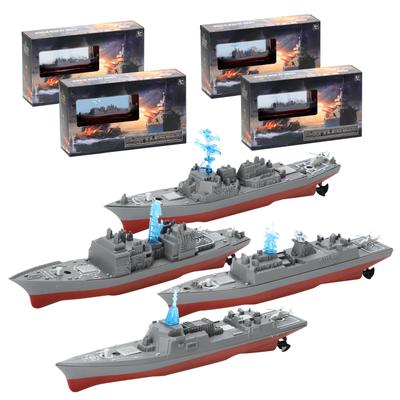 Водонепроницаемый электрический пульт дистанционного управления небольшой военный эсминец, который можно погрузить в воду; Летняя водная игра с дистанционным управлением в подарок, игрушка для бассейна