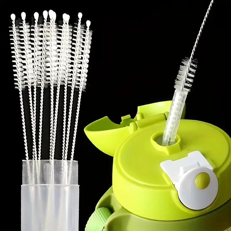 1/5/10Pcs Stainless Soft Hair Suction Glass Tube Cleaner Brushes Tools Fish Tank Straw Bottle Cleaning Brush