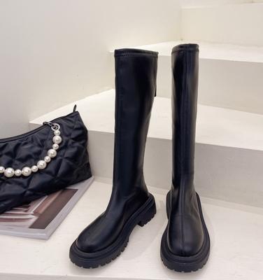 Большие ботфорты с полярным форро для женщин, zapatos de Caballero de otoño e invierno, nuevas, finas, europeas y americanas, размеры 42