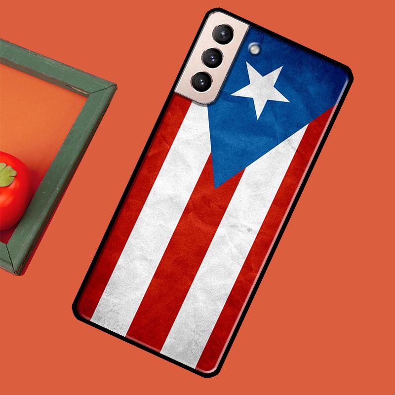 Чехол с флагом Пуэрто-Рико для Samsung Galaxy S23 S22 Plus S8 S9 S10 Note 10 Note 20 Ultra S20 FE S21 Ultra Coque