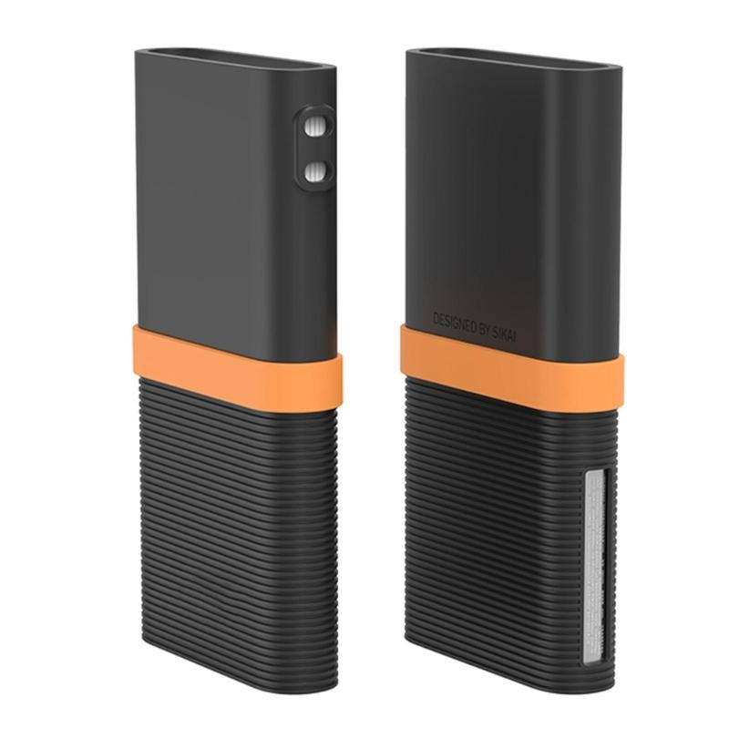 Универсальный Защитный Чехол для Power Bank 100W с Быстрой Зарядкой Гибкий Силиконовый Материал Нескользящий Захват Безопасность