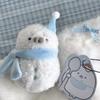 Прекрасный мультяшный тюлень, снеговик, кукла, плюшевая подвеска, имитация океанского тюленя, брелок, декор для рюкзака, рождественский подарок на день рождения