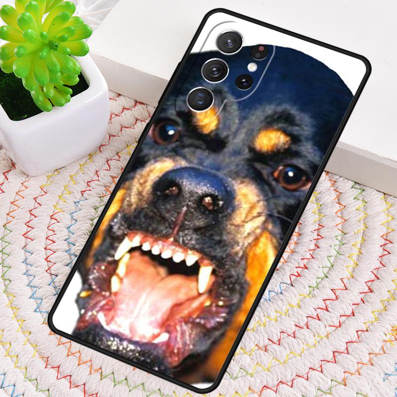 Чехол из ТПУ для телефона с изображением собаки породы ротвейлер Для Samsung Galaxy note 10 pro S26 S25 S24 S23 S22 Ultra Plus S21 FE S20 Ударопрочный чехол
