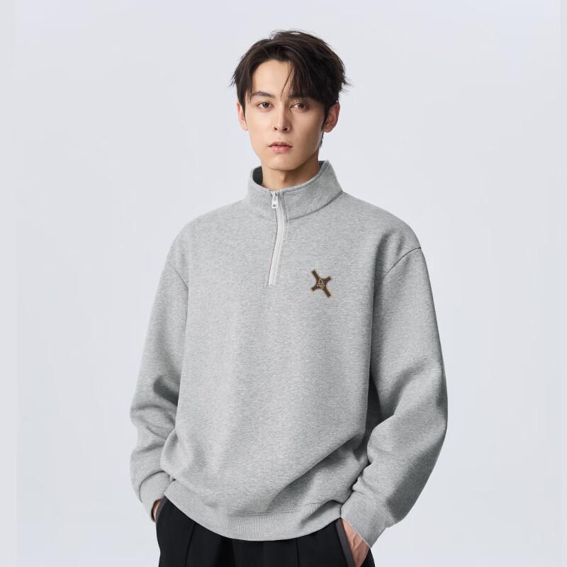 Мужской свитшот Mark Fairwhale с воротником-стойкой и молнией до середины груди