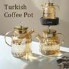 1L/1.8L Borosilicate Glass Coffee Pot with Lid,Turkish Coffee Maker, Cold Brew Water Bottle,for Induction Cookers ,for Tea Milk