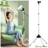 Телескопическая Регулируемая Подставка для Фена Складная Регулируемая Высота Универсальная Стойка для Хранения Фена Штатив Держатель Устойчивое Основание