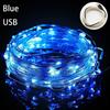 Премиальная светодиодная медная гирлянда 5/10 м USB для вечного домашнего декора