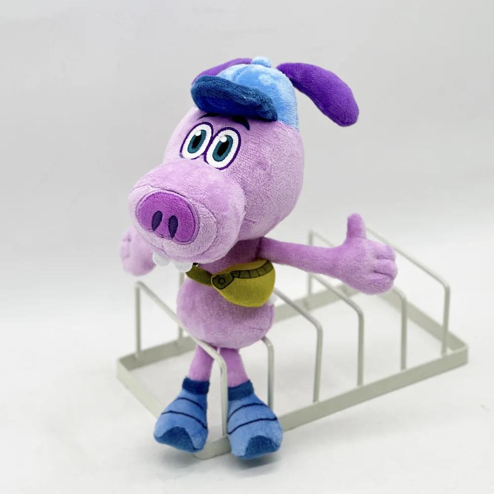 Новая 25 см Inside Out 2 Bloofy Plush Anime Purple Pig Figure Plushie Cartoon Doll Movie Periphery Toy Gifts