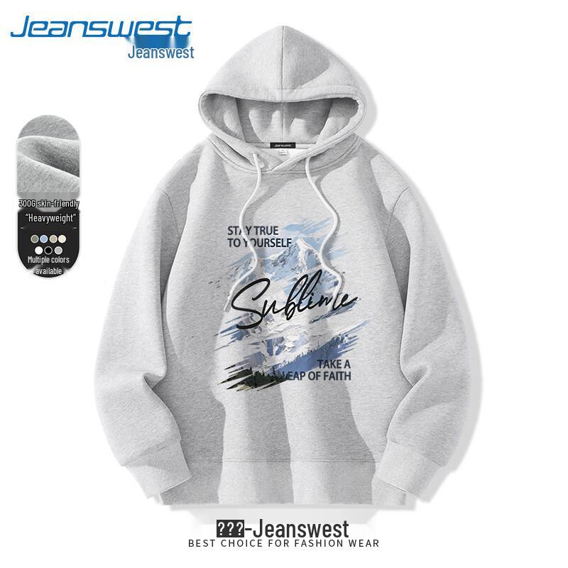 Толстовка с капюшоном унисекс Jeanswest с принтом масляной живописи