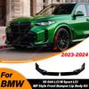 For BMW X5 G05 LCI M Sport LCI 2023 2024 MP Style Front Bumper Lip Chin Spoiler Protect Racing Style Splitter Car Accessories