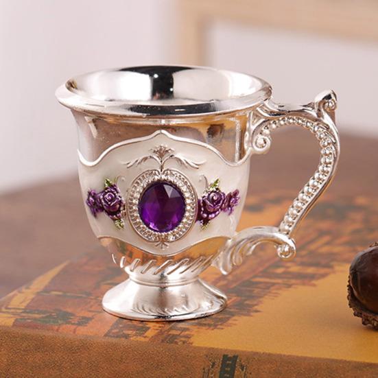 Бокал для вина, креативный ретро-дизайн, цинковый сплав, изысканная практичная чашка для питья, вечеринка