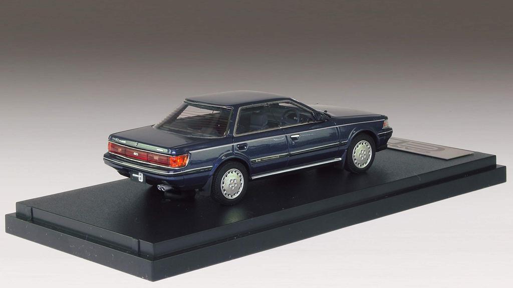 MARK43 Масштабная модель автомобиля Toyota Carina ED 1987 года Черно-синий металлик с перламутром 1/43 G-Limited (Готовый продукт)