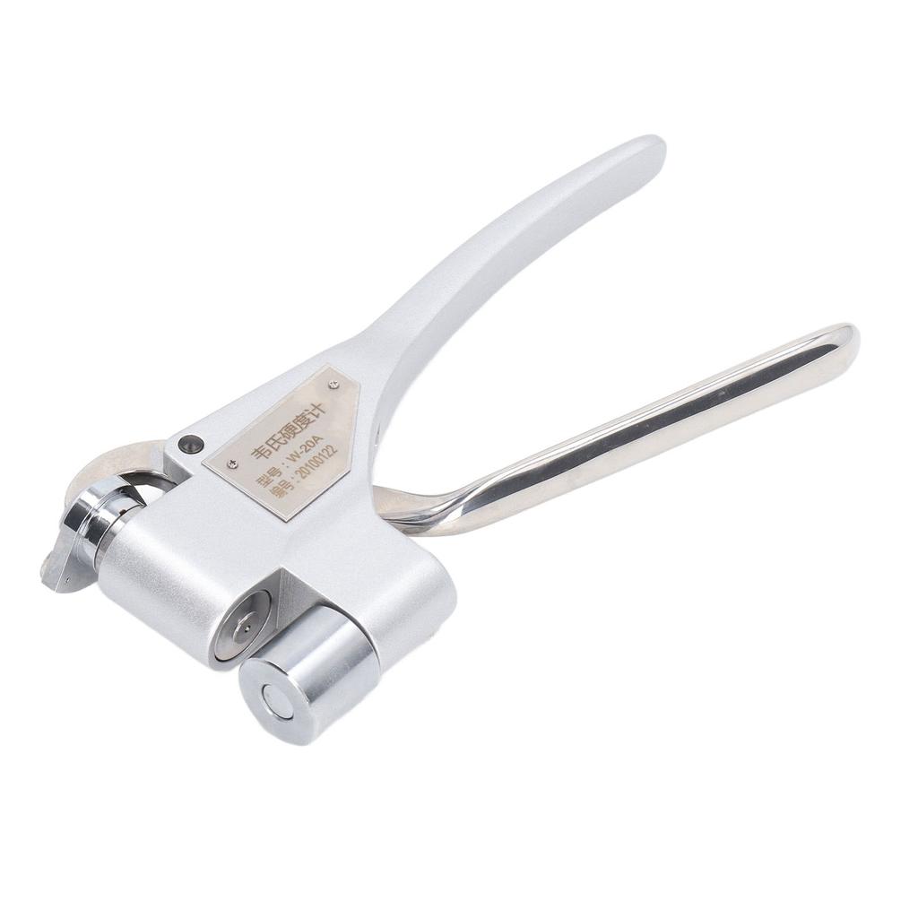 Тестер твердости металла Высокоточный алюминиевый сплав пластинчатый зажим дюрометр портативный тест твердости