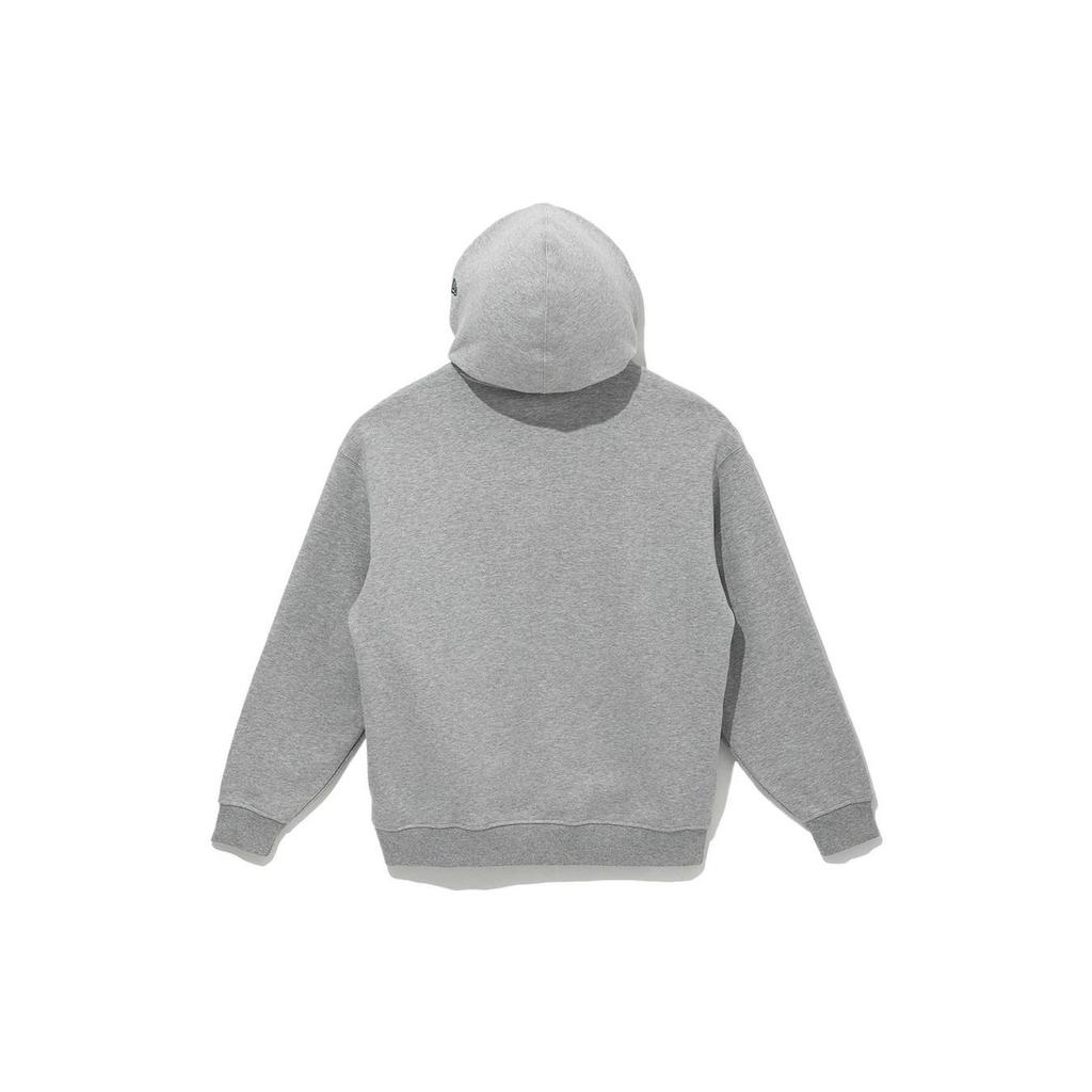 New Era MLB Series Solid Color Animal Pattern Embroidered Drawstring Hoodie Men hoodies Gray 13338687