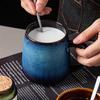 Kiln Change Ceramic Mug Large Capacity Breakfast Oats Cup Milk Cup Office Coffee Mug Tea Cup Water Cups Household Drinkware