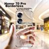 Bare Phone FeelCase for Honor 70 Pro, Ultra-Thin Fully Transparent Borderless Hard, Shockproof Simple Design for Women And Me