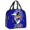 Индивидуальная термоизолированная сумка-ланчмейкер Zeta Phi Beta ZOB для женщин, греческая, 1920, многоразовый контейнер для ланча для детей, многофункциональный пищевой бокс