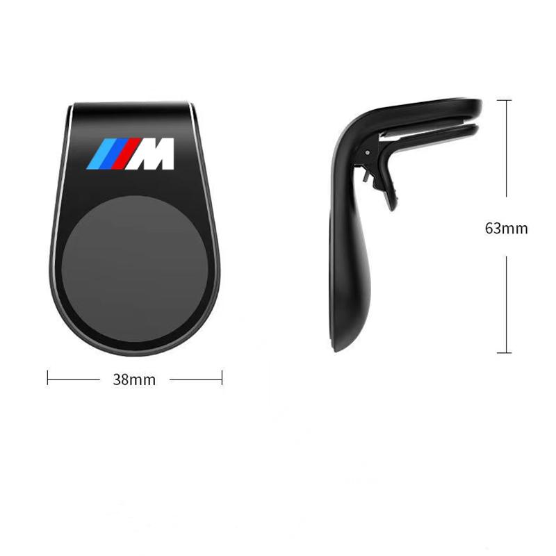 BBKA9 Magnetic Car Phone Holder Air Vent Clip Mount Cellphone GPS Holder For BMW M Emblem E46 E36 E34 F10 E90 F30 E60 E53 E30 E92 E87