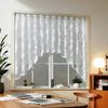 Finished Lace Woven Butterfly Flower Door Curtain Door Frame Curtain Head Small Window Short Curtain Small Curtain