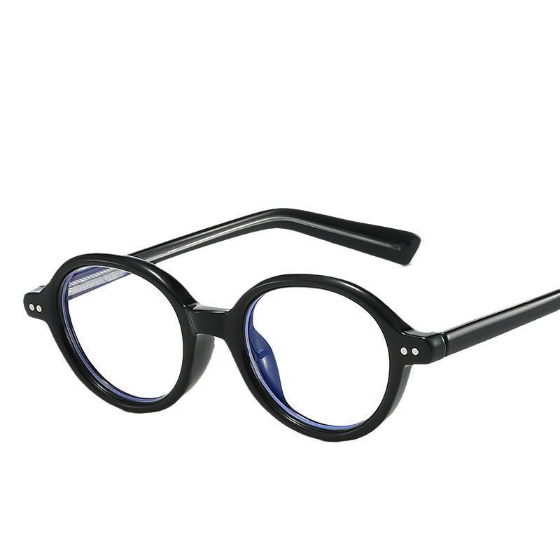 2025 Ретро Черепаховые Маленькие Круглые Очки для Чтения - Женская Оправа для Очков 'Голое Лицо' в Литературном Стиле