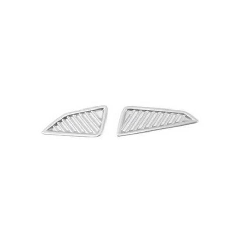 - Silver For Toyota Corolla Cross Trim trument L&R Air Outlet Vent
