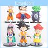 Коллекционные фигурки Dragon Ball Z Очаровательные Чиби Гоку Криллин Чи-чи Для Украшения Автомобиля
