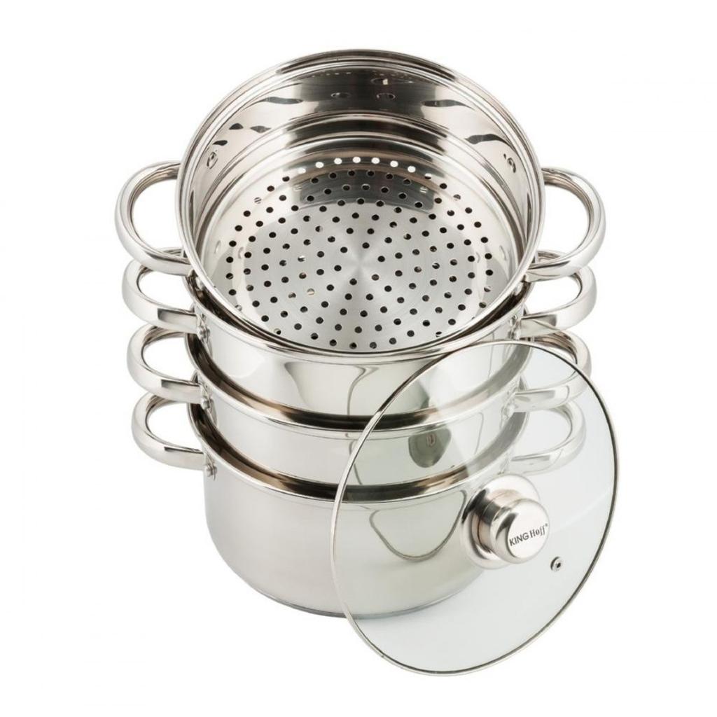 KINGHOFF STEAM POT 5 PIECES 18cm KH-3317