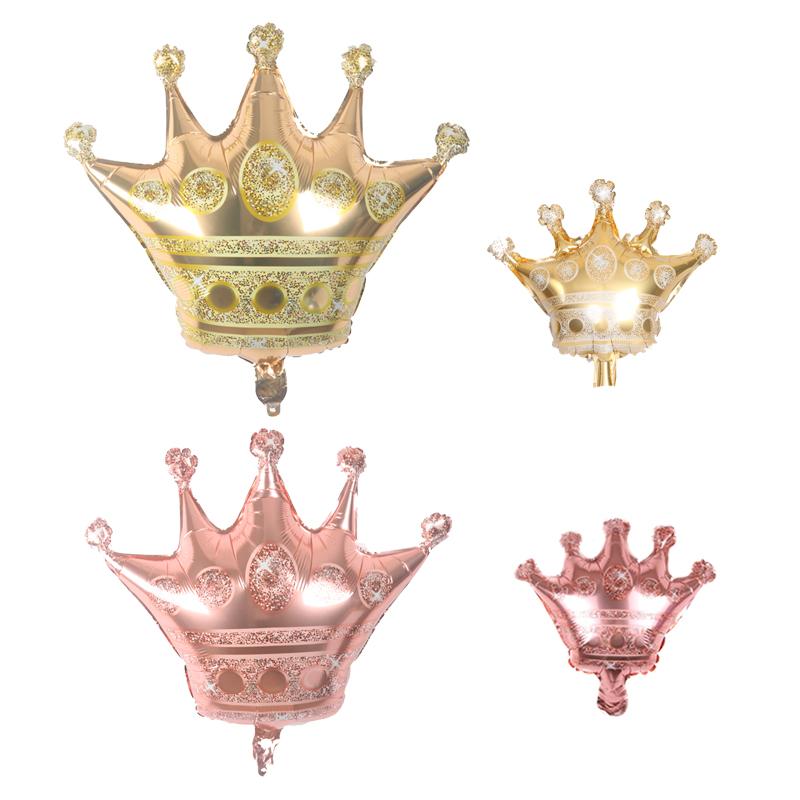 1 шт. большой воздушный шар с короной принцессы, золотой, розовое, золото, розовый, синий, детский душ, товары для свадьбы, дня рождения, подарки для детей, воздушный шар