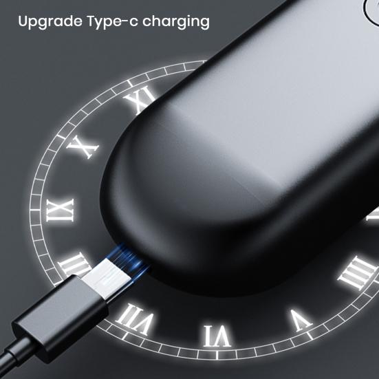 Hair Straightener Brush 3 Temp Adjustable Fast Heating Rechargeable Cordless Negative Ions Hot Brush Electric Fluffy Curly Hair Styling Detangling