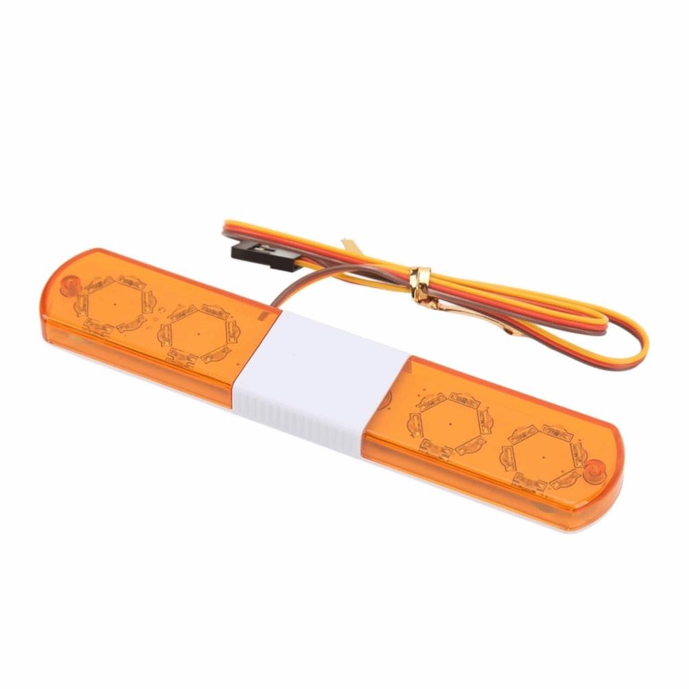 Nine Flashing Modes RC Alarming Light 115mm Light Bar Lamp Durable Alarming Light RC Car