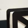 Black Metal Tissue Holder Envelope Design Paper Holder Tissue Storage Box  Office