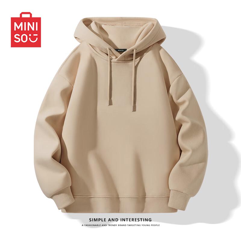 MINISO Мужская толстовка с капюшоном свободного кроя