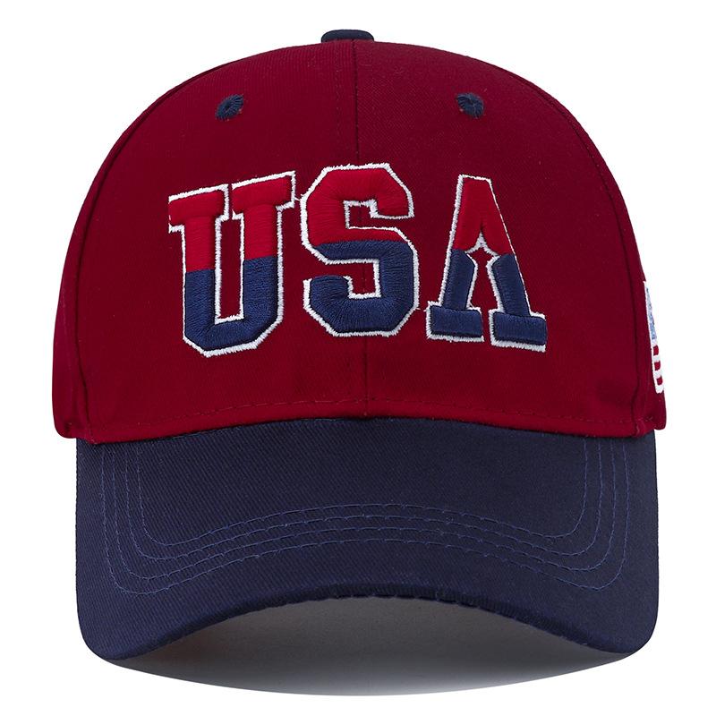 Новая американская флаг вышивка Бейсболка 2023 для мужчин женщин Хлопок Snapback Кепка Унисекс Хип-хоп США Кепки для Мужчины Gorras Hombre