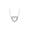 Сердце 925 Серебро Цирконий Ожерелье Женские ожерелья 590534CZ