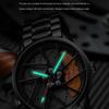 SVJ Wheel Watch Трехмерные полые мужские часы Высококачественные подлинные мужские часы Кварцевые часы