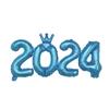 1 шт., корона, украшения для свадебной вечеринки, розовое золото, серебро, воздушные шары, праздничные принадлежности, фольгированные шары