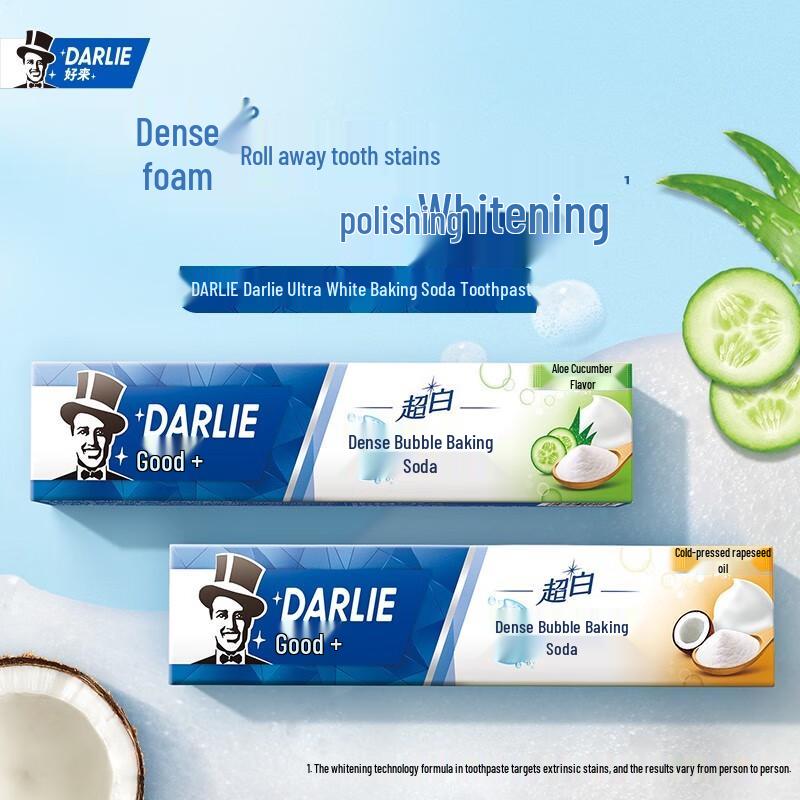 Darlie Tea Fresh Whitening Toothpaste with Baking Soda & Coconut Oil